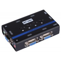 Auto USB+Audio+VGA KVM Switch 4Port. Chuyển mạch tự động 4 CPU ra 1 màn hình MT-461KL